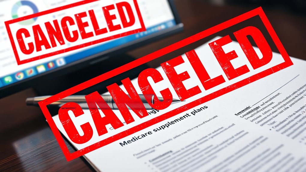 medicare supplement plan cancellations