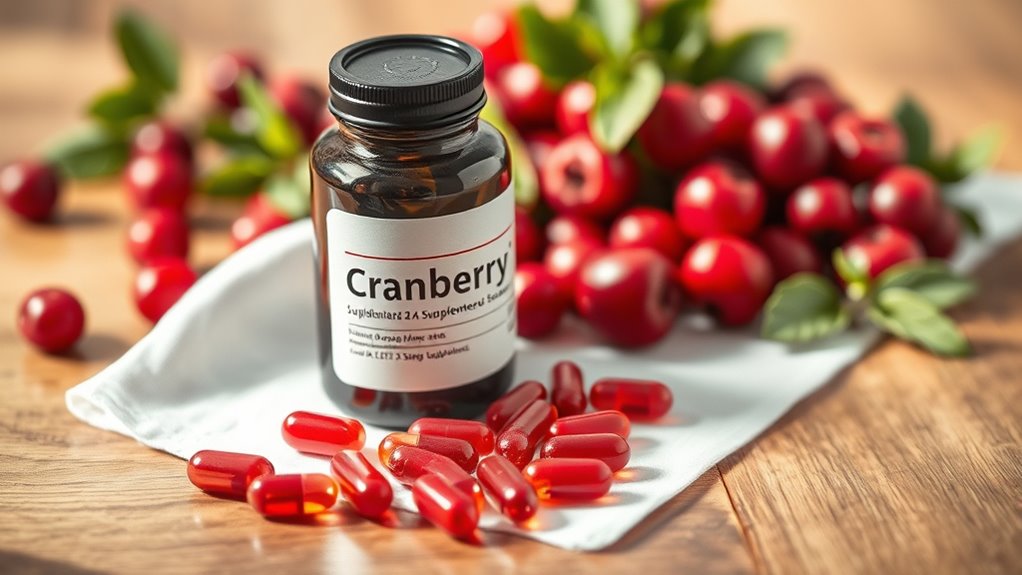 moderate cranberry supplement intake