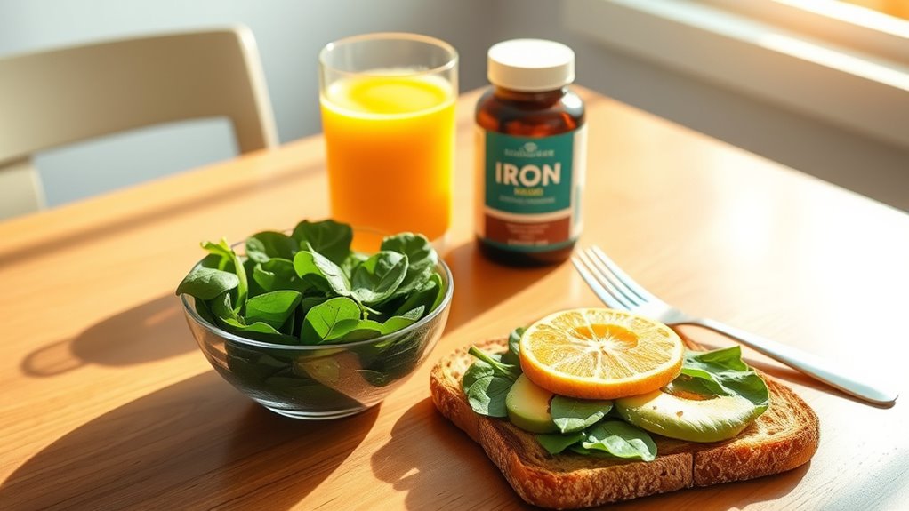 optimize iron absorption timing